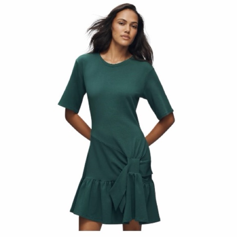 NWT! ANTHROPOLOGIE | DAILY PRACTICE Drop-Waist T-Shirt Mini Dress. Size Medium.